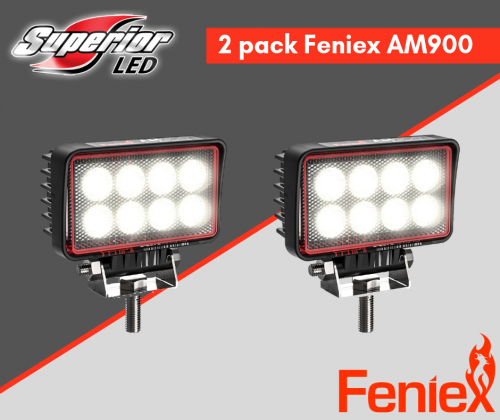 2 Pack AM900 Feniex LED Work Light 