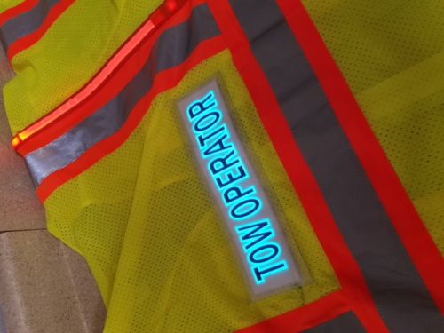 Tow Operator Illuminated Safety Vest With ID Panel
