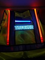 Trucker Illuminated Safety Vest With ID Panel